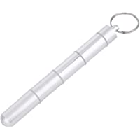 Estuche para píldoras- mini estuche portátil para medicamentos a prueba de agua- porta píldoras de aleación de aluminio…